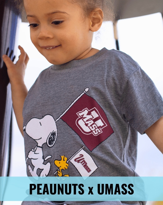 Shop the UMass Peanuts collection